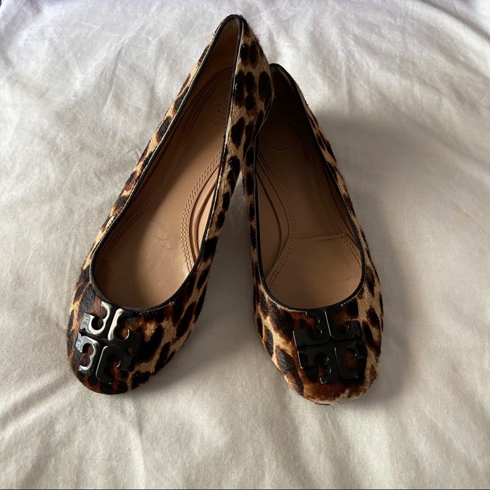 Tory Burch Animal Print Flats